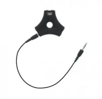 Adaptor audio TnB ADASPLIT5, 5x 3.5mm (Negru)