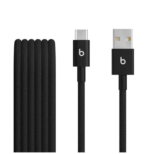 Cablu de date Apple Beats MDGG4EE/A, USB-A la USB-C, 1.5m (Negru)