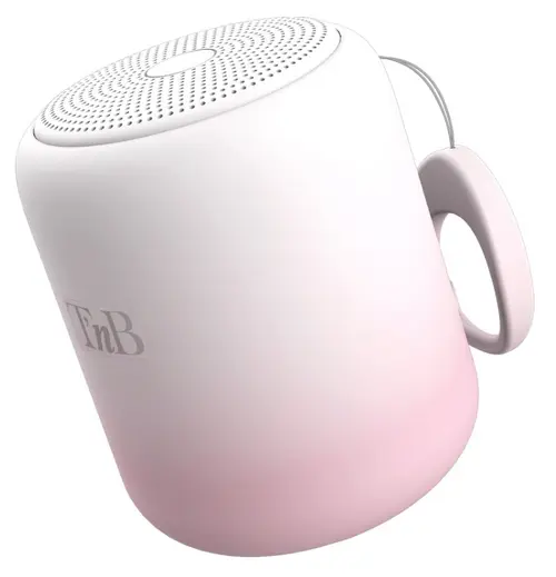 Boxa portabila TnB COLOR, 3W RMS, Bluetooth 5.0, TWS, IPX4, 1200 mAh (Roz)