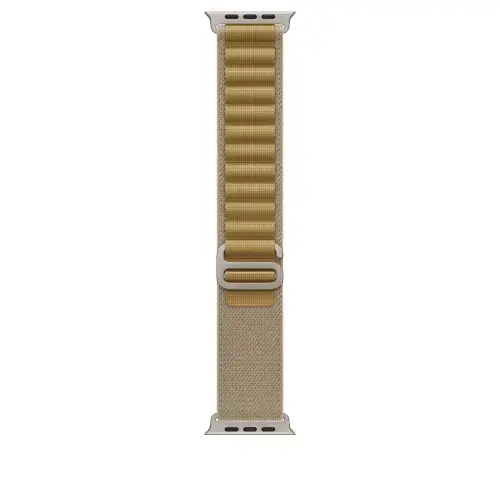 Curea Smartwatch Apple MXN13ZM/A pentru Watch 49mm, Alpine Loop, Small (Bej)