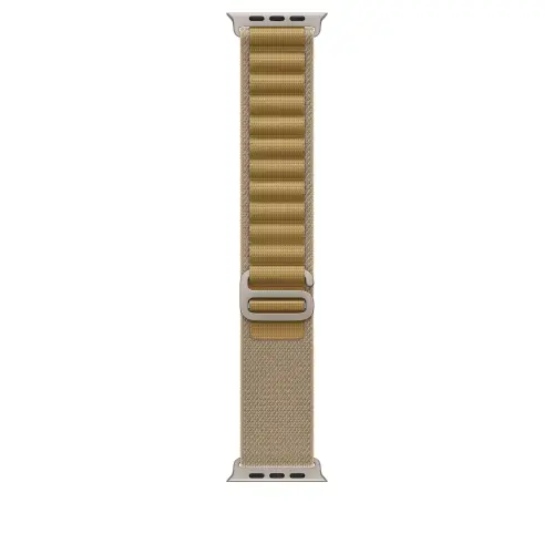 Curea Smartwatch Apple MXN13ZM/A pentru Watch 49mm, Alpine Loop, Small (Bej)