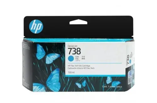 Cartus cerneala HP 738 (Cyan)