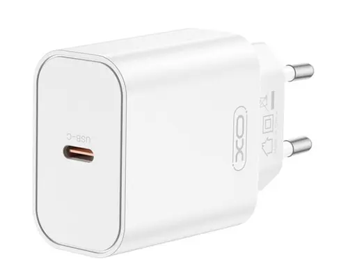 Incarcator Retea XO Design CE32, 20W, 3A, 1 x USB-C (Alb)