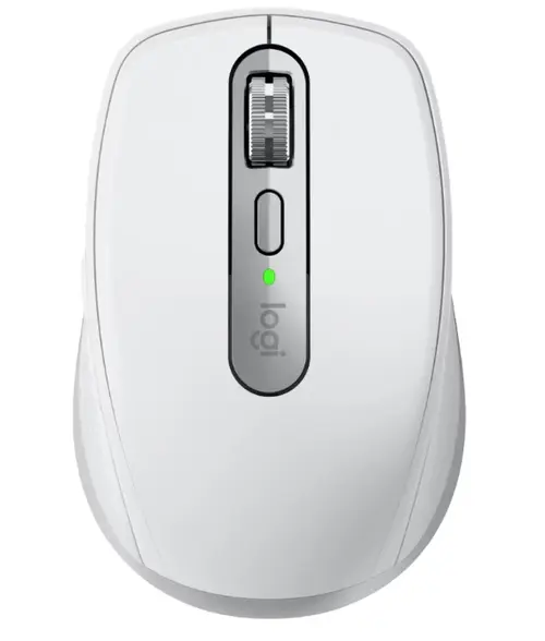 Mouse wireless Logitech MX Anywhere 3S for Mac, Bluetooth, Scroll MagSpeed, Multidevice, USB-C (Alb/Gri)