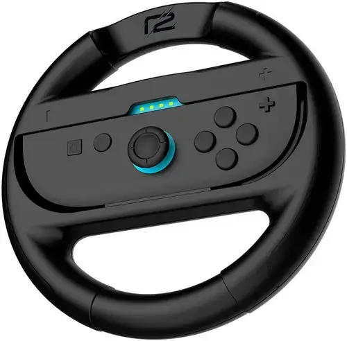 Volan ready2gaming R2GNSW2JOYCWHEEL pentru Nintendo Switch 2, 2 bucati (Negru)