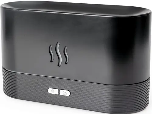 Difuzor aromaterapie Platinet PADYMF701B Flame Aroma, 4.5 W, 0.18 l (Negru)