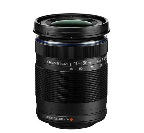 Obiectiv Foto Mirrorless OM System 40-150mm F4-5.6 R, Montura MFT, Autofocus (Negru)