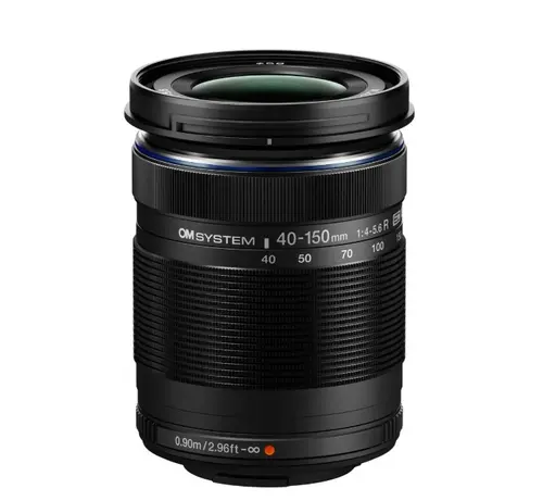 Obiectiv Foto Mirrorless OM System 40-150mm F4-5.6 R, Montura MFT, Autofocus (Negru)