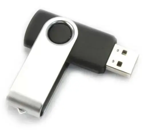Stick memorie MediaRange MR907NTRL 4GB, USB 2.0 (Negru/Argintiu)