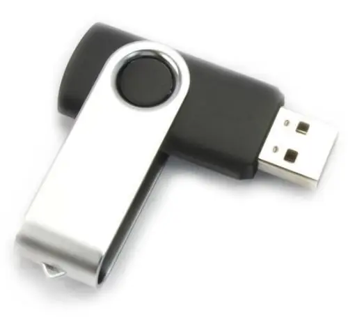 Stick memorie MediaRange MR907NTRL 4GB, USB 2.0 (Negru/Argintiu)