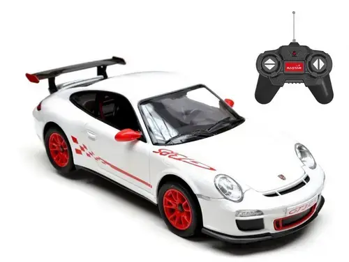 Masina cu telecomanda Rastar - Porsche Gt 3 Rs (Alb)