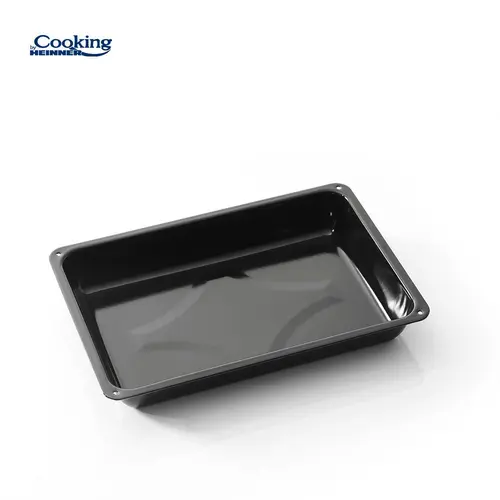 Tava emailata Heinner HR-NR-D37, dreptunghi, 37x 26x 4.5 CM (Negru)