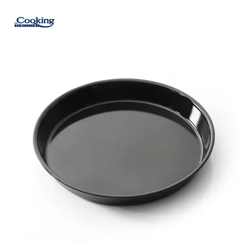 Tava emailata rotunda Heinner HR-NR-R40, 40 x 4.5 CM (Negru)