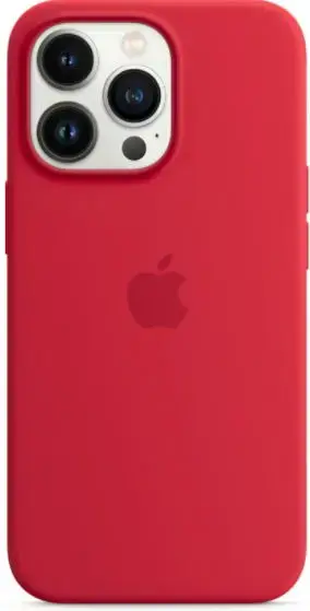 Protectie Spate Apple pentru Apple iPhone 13 Pro, Silicon (Rosu)