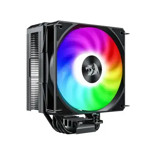 Cooler CPU Redragon CC-1013, iluminare aRGB, LCD, 120mm (Negru)