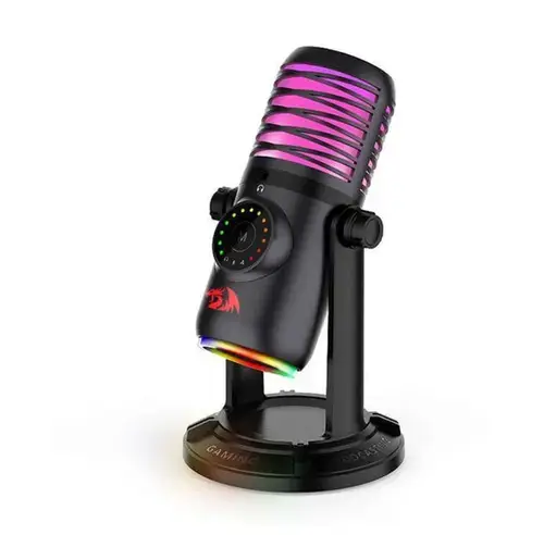 Microfon Redragon Stellaris, iluminare RGB, USB-A (Negru)