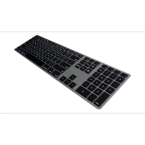 Tastatura Matias FK318B-UK, USB, 1.5m, Layout UK (Gri)
