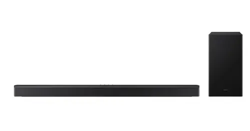 Soundbar Samsung HW-B750F, 5.1, 400W, Bluetooth, Wi-Fi, Subwoofer wireless, Dolby Audio, HDMI eARC (Negru)