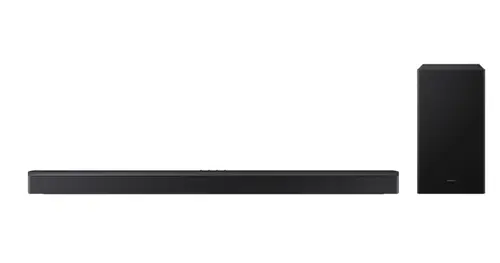 Soundbar Samsung HW-B750F, 5.1, 400W, Bluetooth, Wi-Fi, Subwoofer wireless, Dolby Audio, HDMI eARC (Negru)