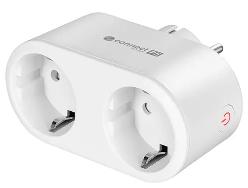 Priza inteligenta WiFi Kruger&Matz KM2203, Connect P5 Tuya (Alb)