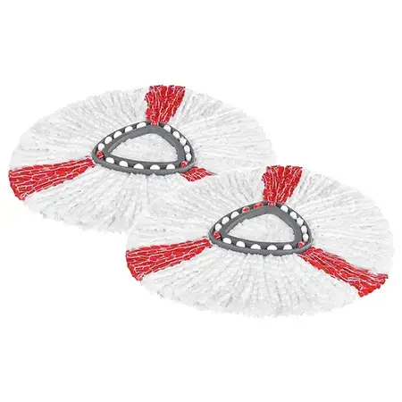 Set 2 rezerve mop rotativ Vileda (Alb/Rosu)