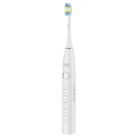 Periuta de dinti electrica Teesa Sonic 2 TSA8087-W, IPX7, 5 programe (Alb)
