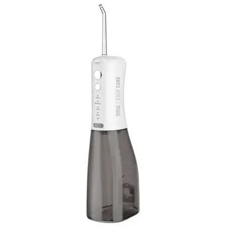 Irigator oral/Dus bucal Teesa Easy Care 2 TSA8080, 12 W, 4 programe, 3 capete incluse (Alb/Gri)