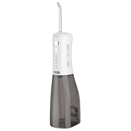 Irigator oral/Dus bucal Teesa Easy Care 2 TSA8080, 12 W, 4 programe, 3 capete incluse (Alb/Gri)