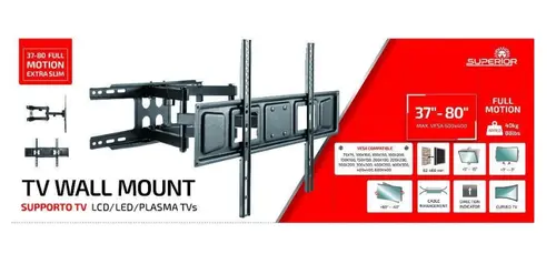 Suport Perete Superior SUPSTV011, 37inch-80inch, 40 Kg (Negru)