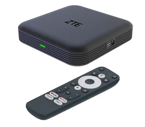 Mediaplayer ZTE ZXV10 B866V2K, 4K Ultra HD, Google TV, Wi-Fi, HDMI, 32GB (Negru)