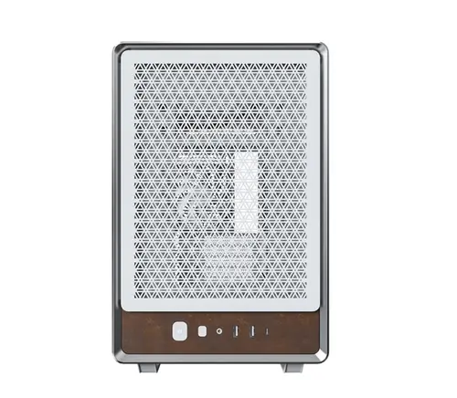 Carcasa Montech Heritage PRO, Fara Sursa, Mini Tower (Alb/Maro)