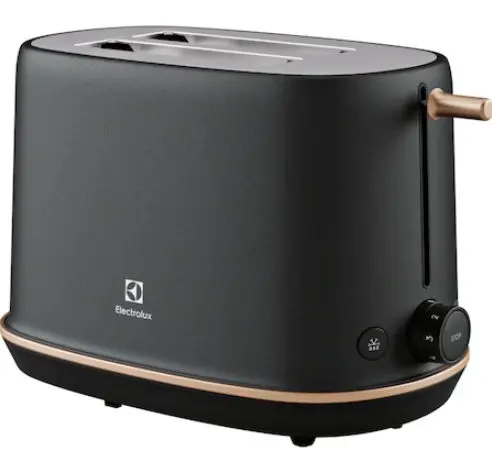 Prajitor de paine Electrolux Explore 7 E7T1-6BP, 980 W, 2 felii, 7 setari temperatura (Negru)