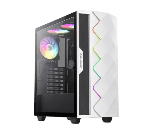 Carcasa Gamemax Diamond CP, Middle Tower, fara sursa (Alb)