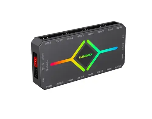 Hub Controller Gamemax PWM-ARGB V4.0 (Negru)