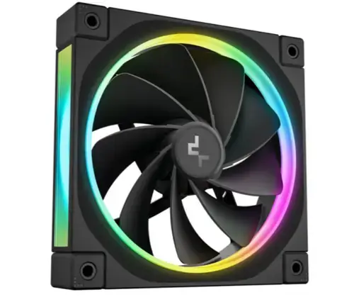 Ventilator Deepcool FL12R, iluminare ARGB LED, 120 mm (Negru)