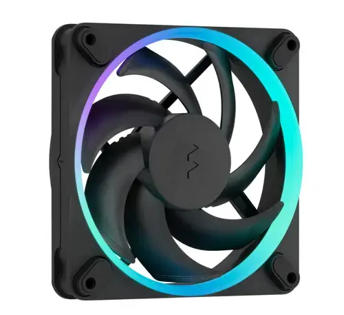 Ventilator Fractal Design Momentum 14 RGB, PWM, 350 - 1800rpm, iluminare aRGB, 140mm (Negru)