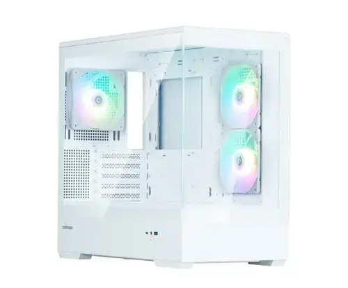 Carcasa Zalman P30 V2, Mini Tower, fara sursa (Alb)