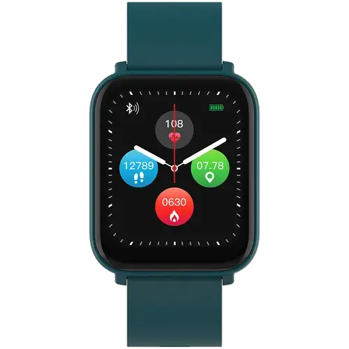 Smartwatch CANYON Easy SW-54, Ecran IPS 1.7inch, Android/iOS, Masurare ritm cardiac, Inregistrare somn, Control camera si muzica, IP68 (Verde)