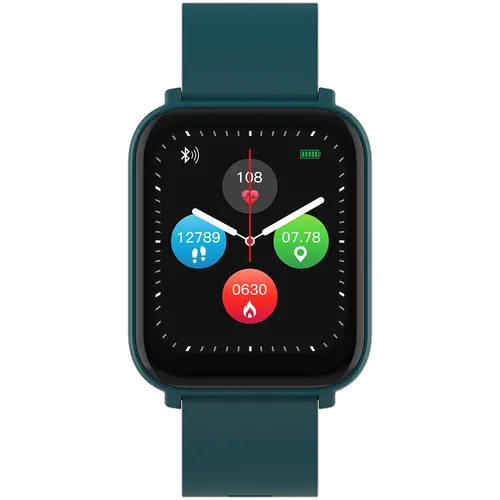 Smartwatch CANYON Easy SW-54, Ecran IPS 1.7inch, Android/iOS, Masurare ritm cardiac, Inregistrare somn, Control camera si muzica, IP68 (Verde)