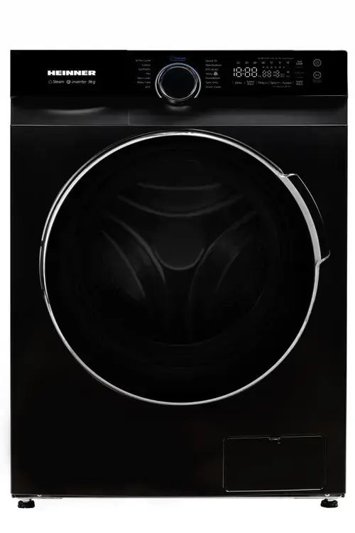 Masina de spalat rufe HEINNER HWM-M914IVKBA+++, 9kg, 1400 rpm, Clasa A, 14 programe, Display LED Touch (Negru mat)