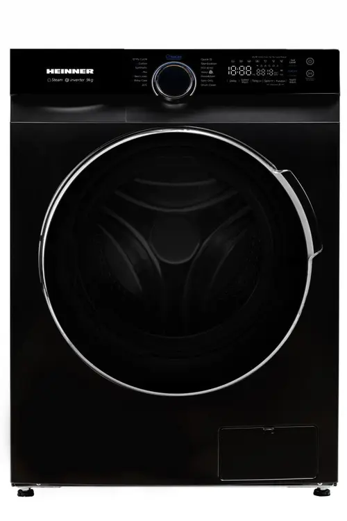 Masina de spalat rufe HEINNER HWM-M914IVKBA+++, 9kg, 1400 rpm, Clasa A, 14 programe, Display LED Touch (Negru mat)