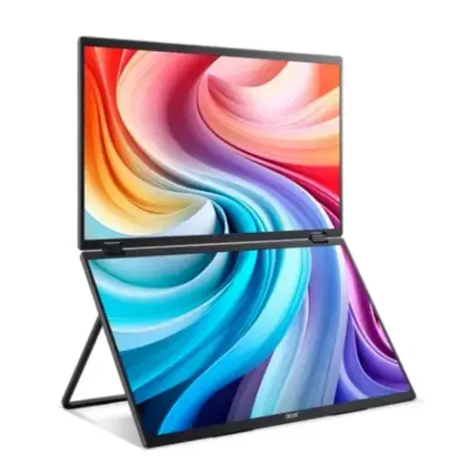Monitor portabil pliabil IPS LED Acer 18.5inch PD193QEb, Full HD (1920 x 1080),  HDMI, 100 Hz, 4 ms (Negru)