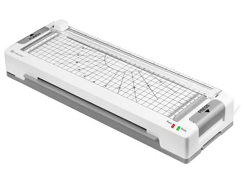 Laminator Tracer A4 TRL-7 All-in-One, Maxim A4, Incalzire 2 min, Laminare, Perforare, Rotunjire colturi, taiere (Alb)