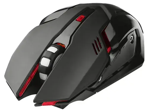 Mouse Gaming Tracer GameZone ROCKY RF NANO, 2.4G, 3200 DPI, 6 butoane, RGB (Negru)