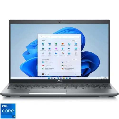 Laptop Dell Precision 3580 (Procesor Intel® Core™ i7-1360P (18M Cache, up to 5.00 GHz) 15.6inch FHD, 16GB, 512GB SSD, nVidia RTX A500 @4GB,  Windows 11 Pro, Gri)