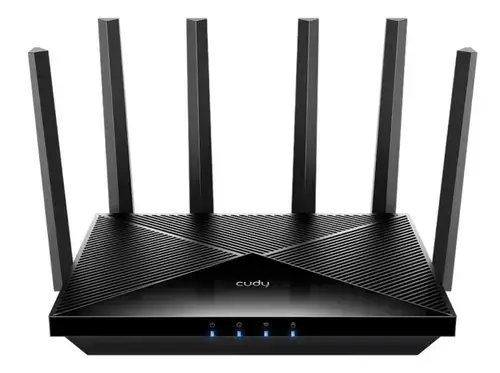 Router Wireless Cudy WR11000, Tri-Band, Wi-Fi 7, Quad-Core 1.5GHz, 128MB/512MB Flash/RAM, 4 Porturi 2.5G, MLO, Cudy Mesh