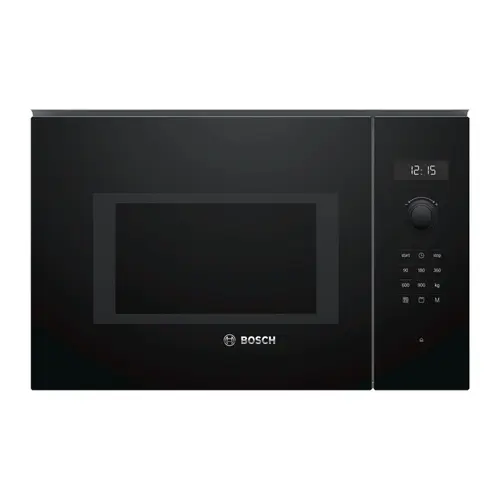Cuptor cu microunde incorporabil Bosch Serie 6 BEL554MB0, 25L, 900W (Negru/Inox)