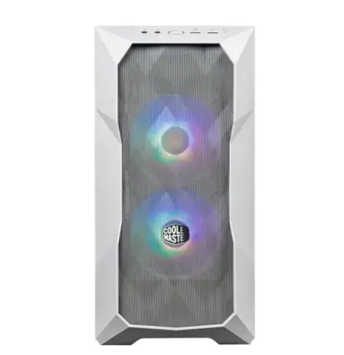 Carcasa Cooler Master MasterBox TD300 MESH, fara sursa de alimentare, sticla securizata (Alb)