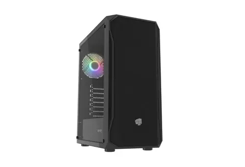 Carcasa Fury Shobo SH4, RGB, tMiddle Tower, fara sursa (Negru)