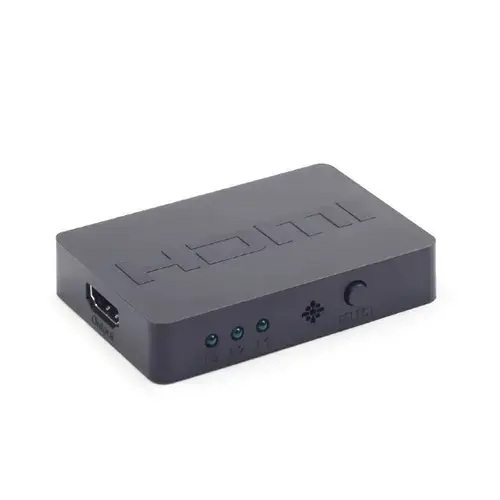 Switch video Gembird DSW-HDMI-34, 3 device la 1 Monitor, 3x HDMI (Negru)